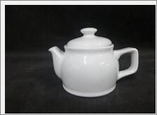 Genware Porcelain Teapot 31cl/ 11oz (Pack of 6) - 392131 - 2