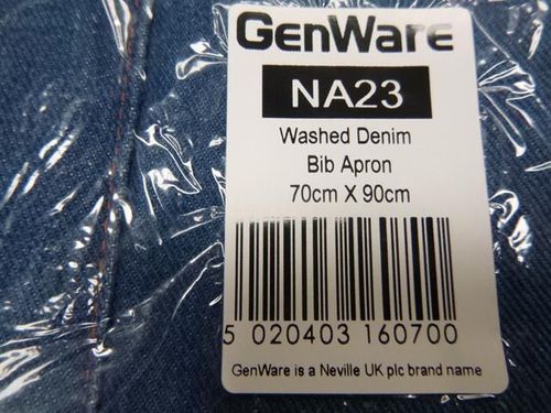 Washed Denim Bib Apron 70 x 90cm - NA23 - 5