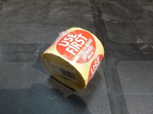 50mm Removable Use First Red Label (500) - RUF2R - 2