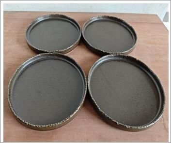 Roko Porcelain Cinder Black Presentation Plate 21cm (Pack of 4) - PR-RKBK21 - 5