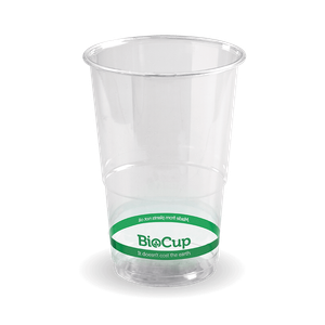 BioPak 280ml Clear PLA BioCups (Pack of 2,000) - R-280Y-UK - 3