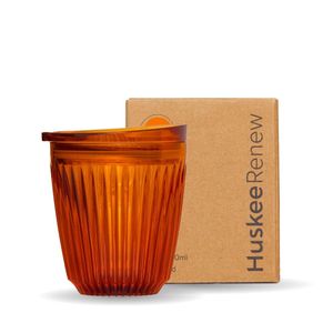 BioPak 08oz HuskeeRenew Amber (X12) (Pack of 12) - HT08PA12-R-UK - 1