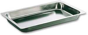 Bourgeat Excellence Stainless Steel Roasting Tray Gn 2/1 Depth 5.5cm - 12442-02 - 1