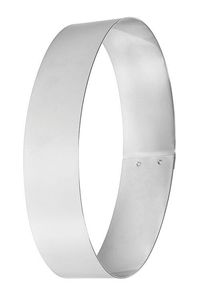 Matfer Stainless Steel Oval Mousse Frame Height 4.5cm 23cm - 11626-04 - 1
