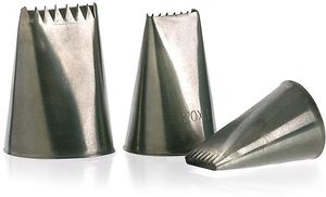 Set Of 2 Yule Log Piping Tips 20 Mm - 11709-02 - 1