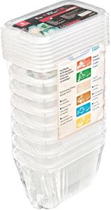Modulus Set Of 8 Modulus Rigid Polypropylene Containers Gn 1/9 With Lids - 0.8 - 11136-01 - 1