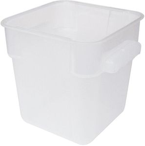 Square Polypropylene Containers 18x18cm Height 19cm 4 - 11295-03 - 1