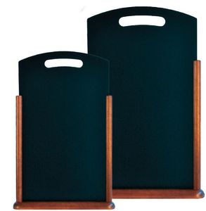 Table Chalkboard With Handle Varnished Wood Stand 45x21cm - 012312 - 1