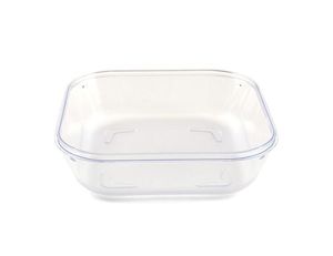 Reusable Clear Copolyester Box 75 Cl 17x17x5cm With Lid - 032781 - 3