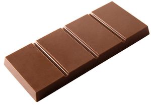 Mould Tray 275x175 For 4 Chocolate Bars 90 G 4 Rectangles - 380282 - 1