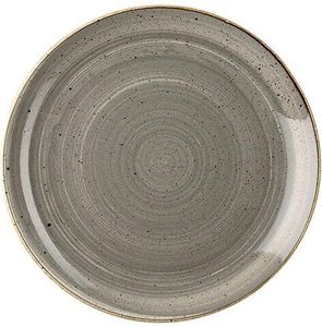 Stonecast Grey Flat Plate Ø 26cm - 404770 - 1