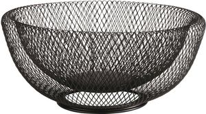 Black Lacquered Wire Baskets Ø 31 H 14 - 408553 - 1