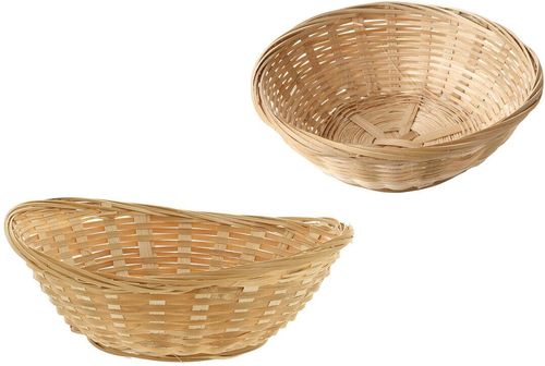 Bamboo Oval Bread Basket 26x19cm - 573465 - 2