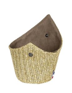 Boréal Straw/mole Grey Woven Basket Ø 15cm - 573515 - 1