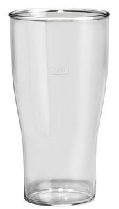 Box Of 5 Beer Glasses 36 Cl With 20 Cl Pour Line - 706192 - 1
