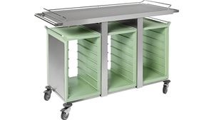 Ulysse Breakfast Trolley - 3x6 Gn 1/1 - Without Doors - With Imitation Stainless Steel Side Panels - 788302 - 1