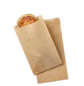Packet Of 1,000 Brown Kraft French Pastry Paper Bags No. 6 170x350 Mm - 940130 - 1