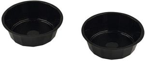 Box Of 1,000 (10 Bags Of 100) Black Ps Cake Liners Model 1207 Ø 9.3cm Height 3.1cm - 923203 - 1