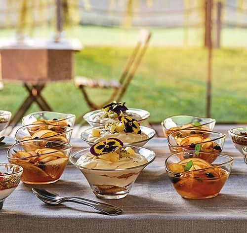 Matfer Bourgeat Short Ice Cream Glasses And Dessert Bowls