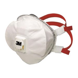 3M Valved Mask 8835+ FFP3 (5 Pack) - BA252 - 1