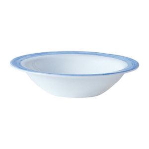 Arcoroc Brush Rim Bowls Blue 120mm (36 Pack) - JK544 - 1