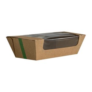 Vegware Microflute Hinged Hot Boxes with Windows 8x5 (250 Pack) - JE049 - 1