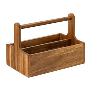 Utopia Large Wooden Table Caddy (2 Pack) - JM323 - 1