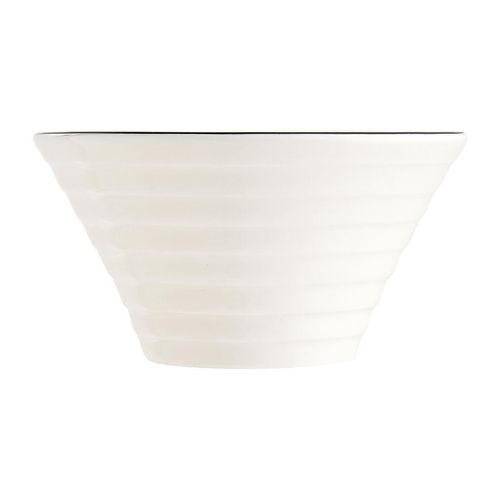 Arcoroc Appetizer Spiral Dishes Black Line 85mm (24 Pack) - JK532 - 3