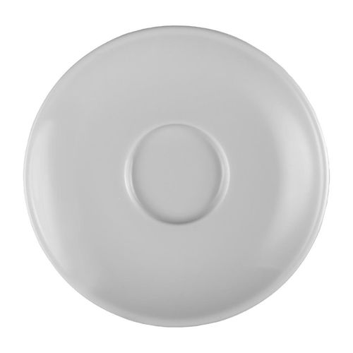 Churchill Art de Cuisine Menu Porcelain Saucers 155mm (6 Pack) - FF451 - 1