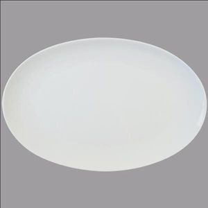 Orion Coupe Oval Platter 25Cm 10In (Pack of 2) - C88033 - 1