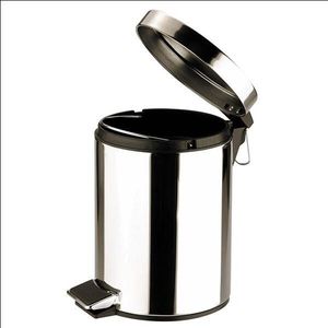 Pedal Bin Round 5Ltr Ss Mirror - 50131 - 1