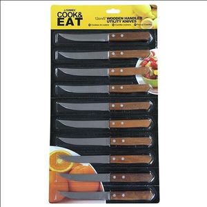 Utility Knife Wooden Handled 5In Card 10 - CUK10-5 - 1