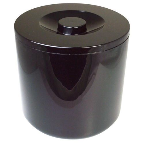 Round Plastic Ice Bucket Black - 3502 - 1