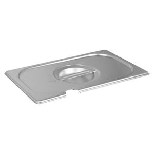 Gastronorm - 1/4 - Ss - Cover, Notched - GN14DN - 1