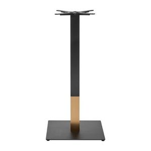 Boston Sleek Large Square Bar Height Table Base Black & Gold - JK457 - 1