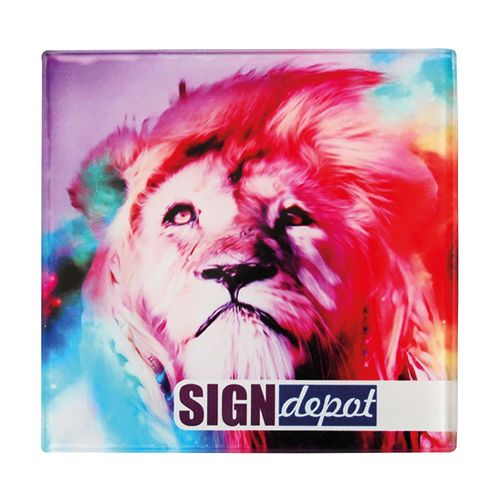 Custom Branded Glass Coasters - Square - C2322 - 4