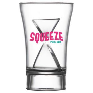 Custom Branded Reusable Twister Shot Glass (30ml/15ml+15ml) - C2235 - 1