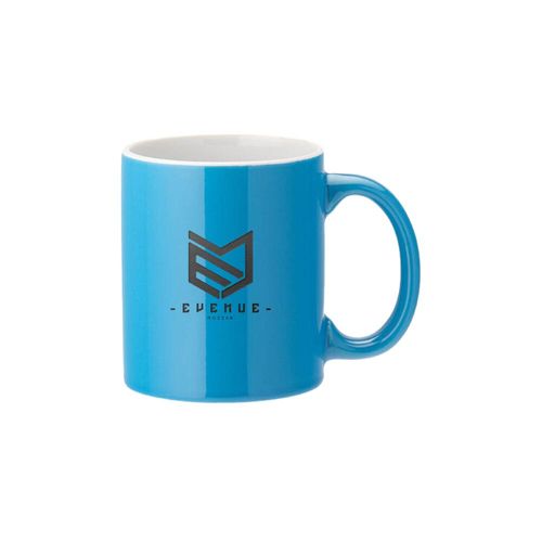 Custom Branded White Straight-Sided Mug 12oz (34cl) - Coloured - C6980 - 4