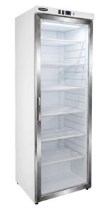 Sterling Pro Cobus SPF400G Single Door White Glass Door Upright Freezer, 360 Litres - SPF400G - 1