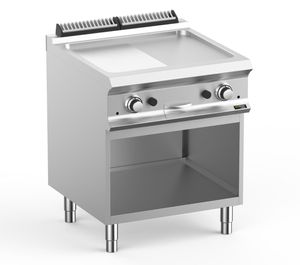 Hobart Ecomax HEFTBG77ALR 1/2 Smooth & 1/2 Ribbed Griddle, 14kW - HEFTBG77ALR - 1