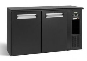 Gamko E3/22MU84 Solid Double Door Black Undercounter Bottle Cooler, 344 x 33 Centiliters Bottles - E3-22MU84 - 1