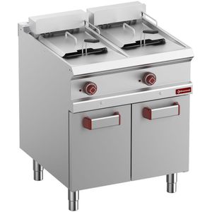 Diamond E7/F26A7-N Double Basket Freestanding Electric Fryer, 18kW - E7-F26A7-N - 1