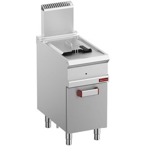 Diamond G7/F14A4-N Single Basket Freestanding Gas Fryer on Closed Cupboard - G7-F14A4-N - 1