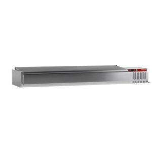 Diamond SY200/CC-R6 Stainless Steel Topping Unit with Stainless Steel Lid, 9 x 1/3 GN - SY200-CC-R6 - 1