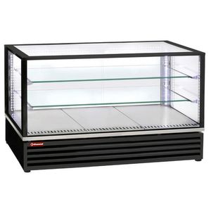 Diamond VRDG-B1-R2 3 Level Black Refrigerated Display Case - VRDG-B1-R2 - 1
