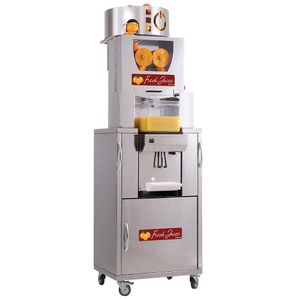 Diamond ASD/M-FR Automatic Refrigerated Citrus Press on Cupboard, 12kg - ASD-M-FR - 1