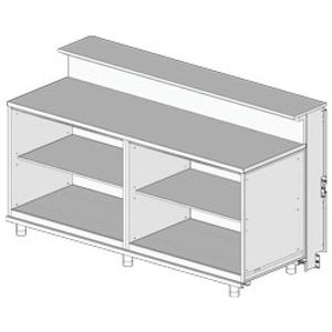 Diamond BB21X Neutral Counter, With Service Tablet - BB21X - 1