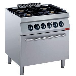 Diamond G17/4BFE8-N 4 Stove Freestanding Gas Range Cooker on Gas Oven, 6kW - G17-4BFE8-N - 1