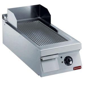 Diamond E22/PR4T-NE Ribbed Electric Griddle Cooking Plate, 7.5kW - E22-PR4T-NE - 1