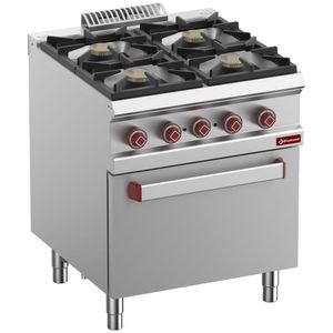 Diamond G7/4BFE7-N 4 Stove Freestanding Gas Range Cooker on Electric Convection Oven, 5.3kW - G7-4BFE7-N - 1